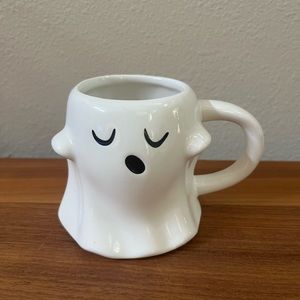Ghost black and white mug